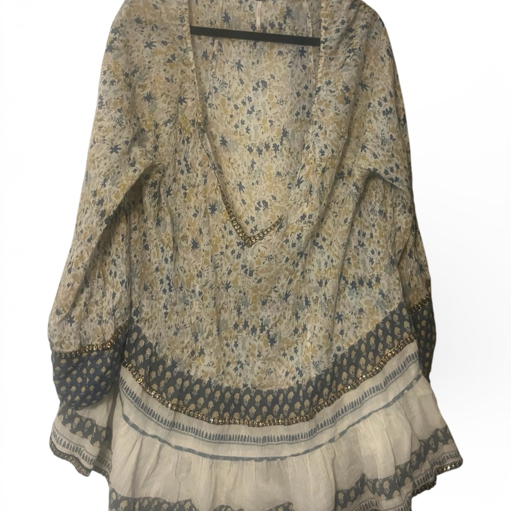 Free People Gardenia Oversized Tunic Ivory
Floral Women's Medium
100% Cotton - Picture 3 of 5
